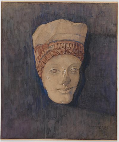 Chef för Kore (Akropolismuseet inv. 696) av Marie Henriques