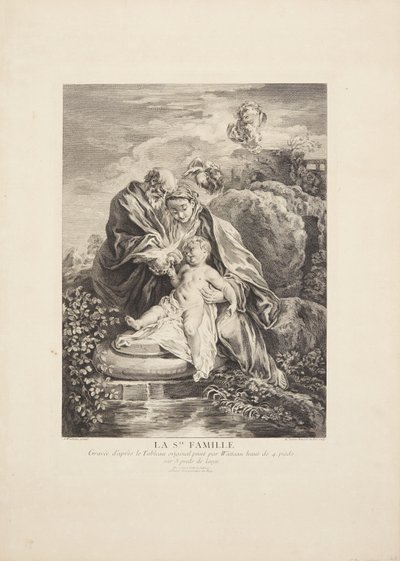 Den heliga familjen (La Ste Famille) av Marie Jeanne Renard Dubos