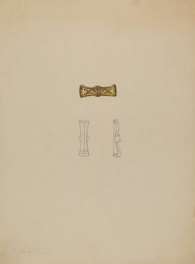 Brosch, c. 1936. av Marie Mitchell
