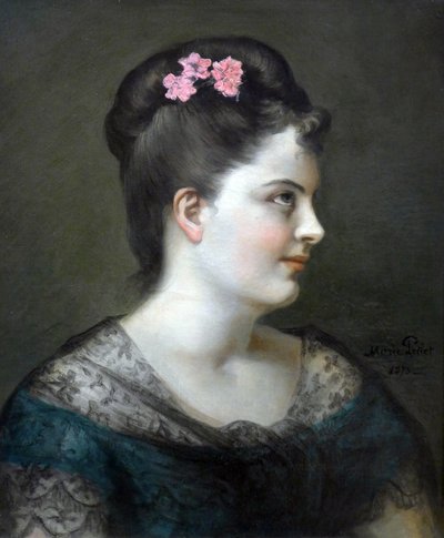 Självporträtt av Marie Petiet av Marie Mrs Dujardin-Beaumetz Petiet
