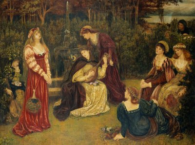 Fiammetta sång av Marie Spartali Stillman