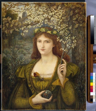 Madonna Pietra Degli Scrovigni av Marie Spartali Stillman