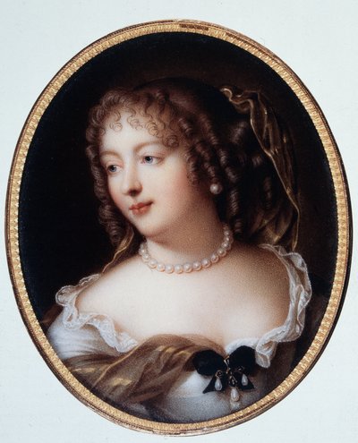 Porträtt av Marie de Rabutin-Chantal (Rabutin Chantal), markisin av Sevigne känd som Madame de Sevigne (1626-1696). av Marie Victoire Jaquotot
