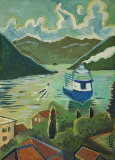 Kust- och fjordkryssningsfartyg av Marina Gorkaeva