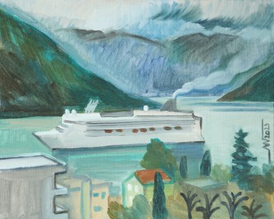 Mountain Fjord-kryssning av Marina Gorkaeva