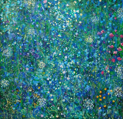 En färgsprakande blomsteräng av Marina Nelson