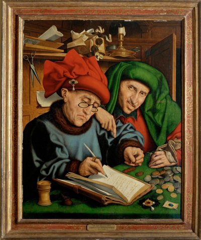 Penningbytaren... av Marinus van Reymerswaele