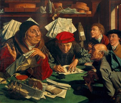Advokatkontoret, 1545 av Marinus van Roejmerswaelen