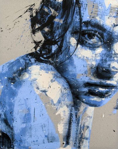 Somnium No. 12, Series XIII, 2024 (akryl och olja på omvänd duk) av Mario Henrique