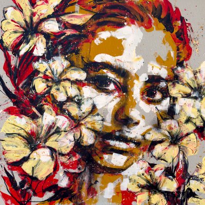 Somnium No. 2, Series XV, 2024 (akryl och olja på omvänd duk) av Mario Henrique