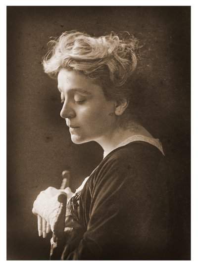 Porträtt av Eleonora Duse, ca 1910 (foto) av Mario Nunes Vais