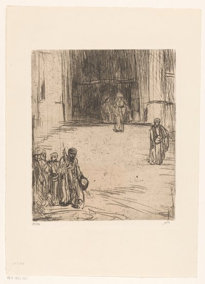 Moské i Konstantinopel av Marius Bauer (signed by artist)