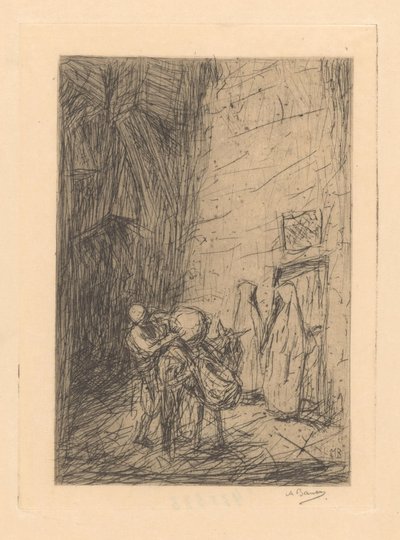 Ottomansk köpman av Marius Bauer (signed by artist)