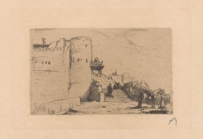 Templeturn i Palitana av Marius Bauer (signed by artist)