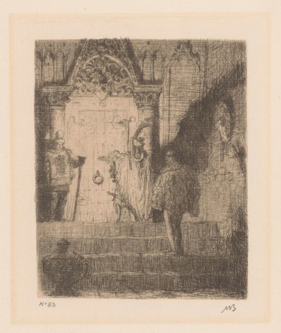 magisk dörr av Marius Bauer (signed by artist)