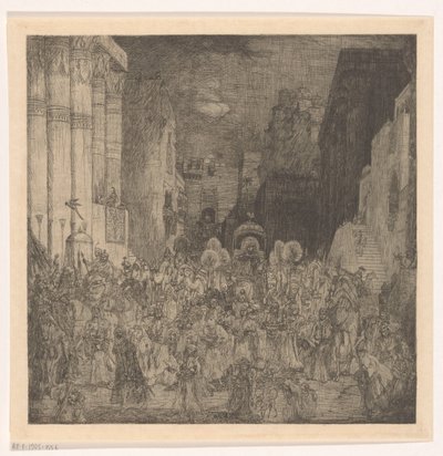 Drottning av Saba i Jerusalem av Marius Bauer
