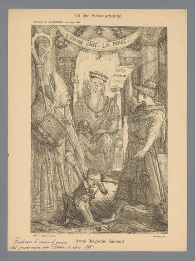 Out of the School Law Battle (titel på objekt) av Marius Bauer
