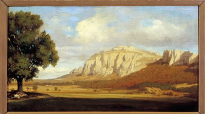 Utsikt över Sainte Baume-massivet av Marius Engaliere