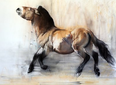 Ancient Horse (Przewalski på vintern), 2014 av Mark Adlington