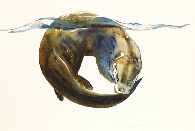 Circle of life, 2014, (akvarell på papper) av Mark Adlington