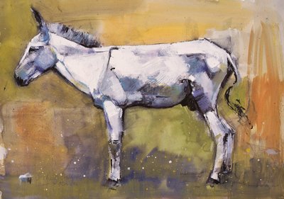Donkey Stallion, Ronda, 1998 (blandmaterial på papper) av Mark Adlington