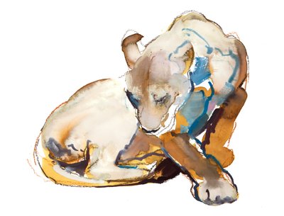 Feline Paint (lejoninna), 2020 av Mark Adlington