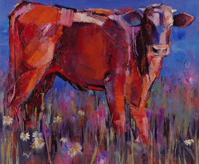 Röd kalv, Cazalla de la Sierra, 1999 av Mark Adlington
