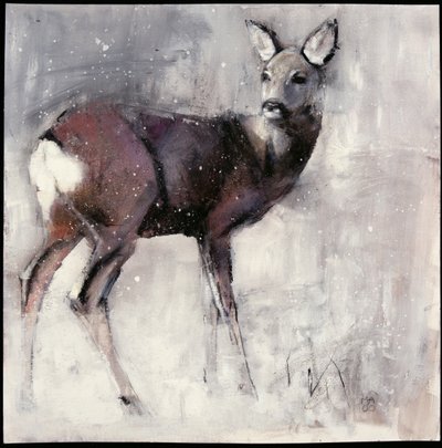Roe Doe, 2000 (blandmedia på papper) av Mark Adlington