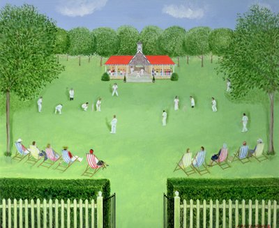 Cricketmatchen av Mark Baring