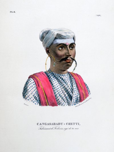 Tygmakare, 42 år gammal, 1828 av Marlet et Cie