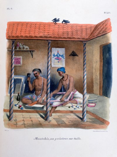Tygmålare, 1828 av Marlet et Cie