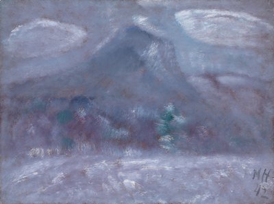 Mount Katahdin, snöstorm av Marsden Hartley