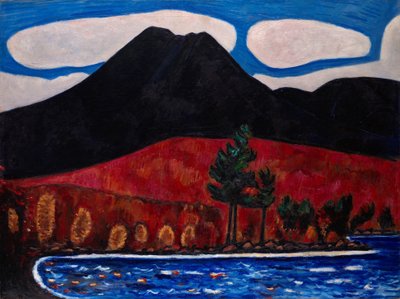 Mt. Katahdin (Maine), höst #2, 1939-40 av Marsden Hartley