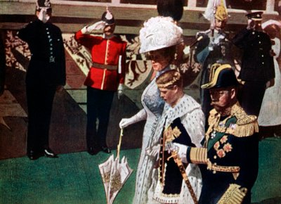 Prinsen av Wales investiture, Carnarvon Castle, 1911-1912. av Marshall Herskovitz
