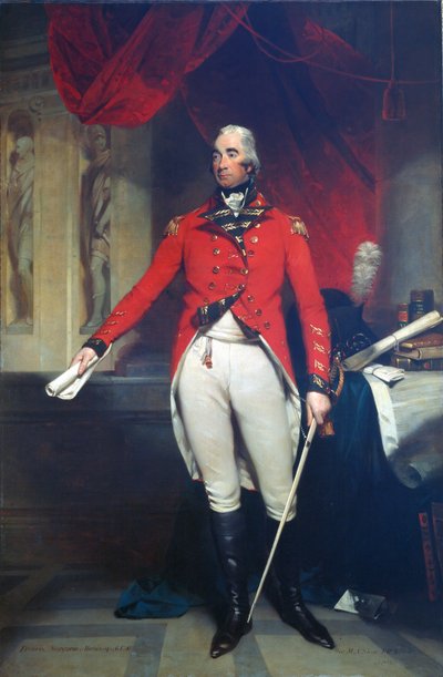 Francis Rawdon Hastings (1754-1862) 2:e earl av Moira, ca 1804 av Martin Archer Shee
