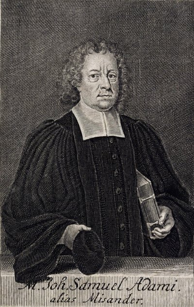 Johann Samuel Adami av Martin Bernigeroth