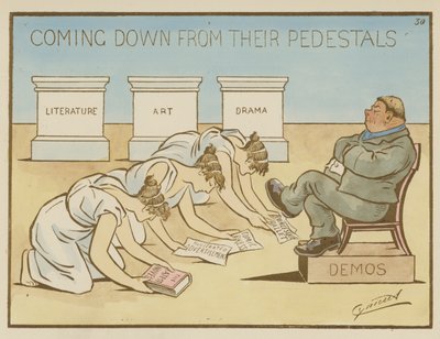 Kommer ner från deras piedestaler av Martin Cynicus Anderson