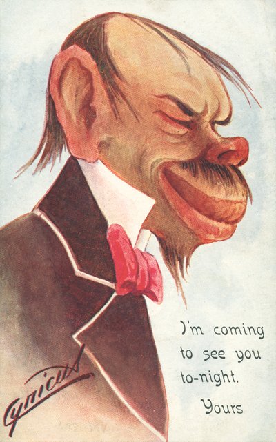 Jag kommer för att träffa dig ikväll (färg litho) av Martin  Anderson