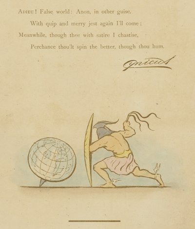 Sida från The Satires of Cynicus av Martin Cynicus Anderson
