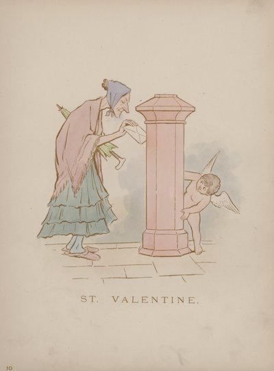 Sida från Cynicus Humors (färgad gravyr) av Martin  Anderson