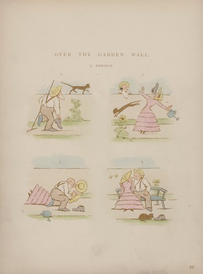 Sida från Cynicus Humors (färgad gravyr) av Martin  Anderson