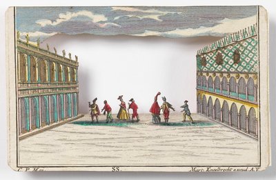 Karnevalen i Venedig (Peep-show) av Martin Engelbrecht