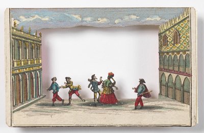 Karnevalen i Venedig (Peep-show) av Martin Engelbrecht