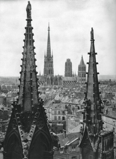 Rouen, Frankrike, 1937 av Martin Hurlimann