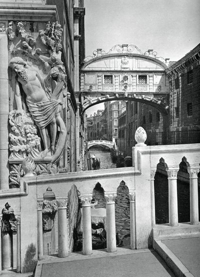 Suckarnas bro och Dogespalatset, Venedig, 1937 av Martin Hurlimann