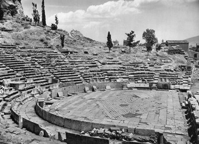 Dionysos teater, Aten, 1937 av Martin Hurlimann