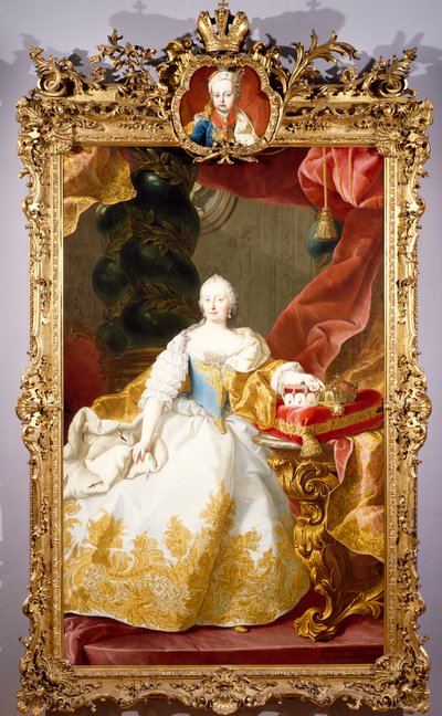 Porträtt av Maria Theresia (Wien av Martin II Mytens or Meytens