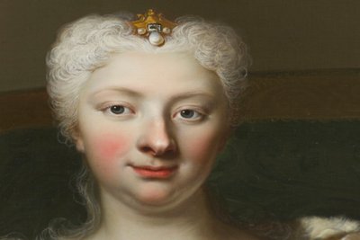 Porträtt av Polyxena av Martin II Mytens or Meytens