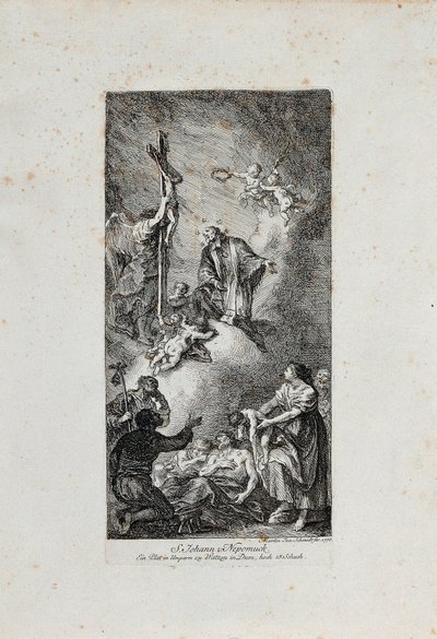Apoteos av Johannes av Nepomuk av Martin Johann Schmidt