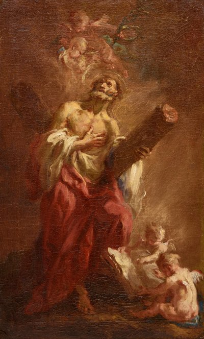 Aposteln Andreas av Martin Johann Schmidt
